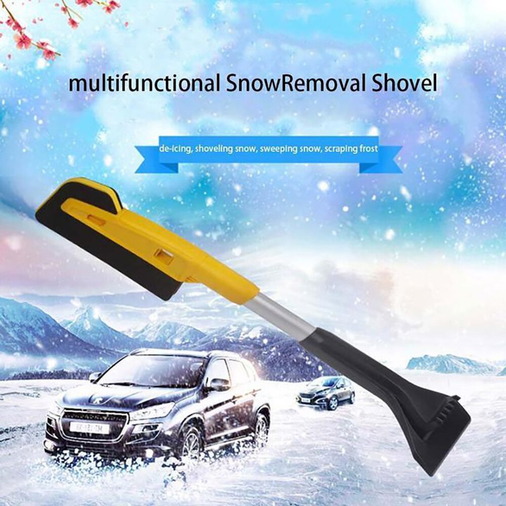 Scalable Car Multifunctional Snow Shovel Brush Ice Scraper Glass Cleaning Tools Machine Auto Adjustable Removal Equipment