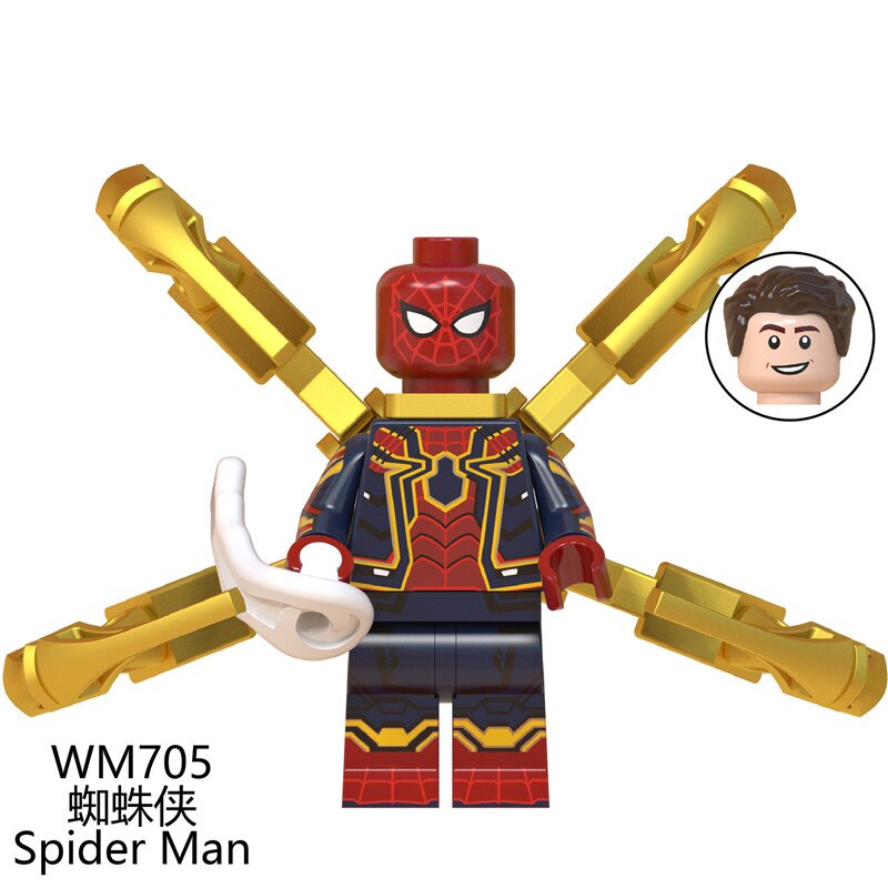 Scarlet Witch Shuri Gamora Wasp Pepper War Machine Captain America Super Hero Building Blocks Toys Gift Avengers Endgame Lego