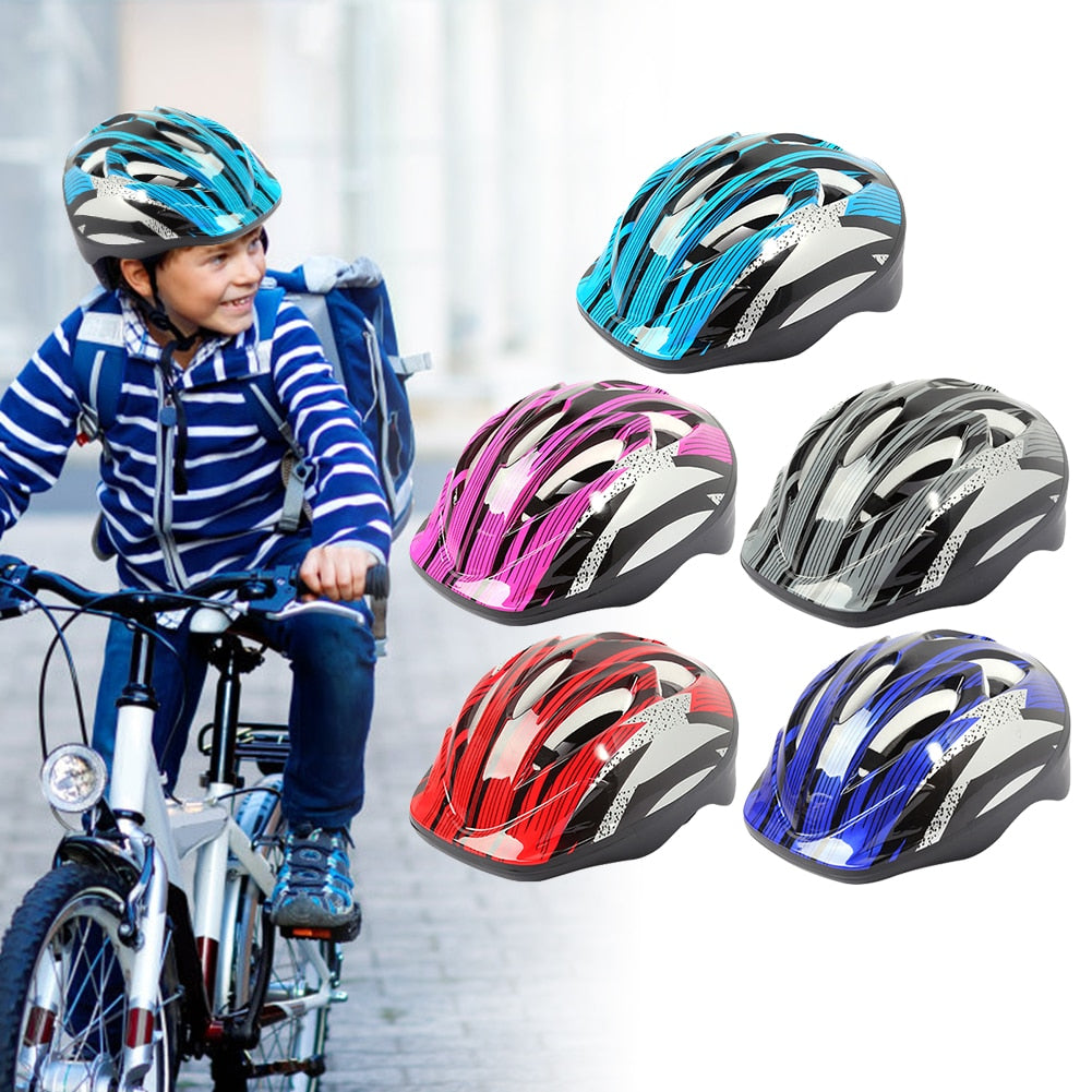 Scooter Skateboard Roller Skate Riding Safety Helmet Cycling Bicycle Riding Equipment Children Bicycle Helmet for 5-12 year Kids