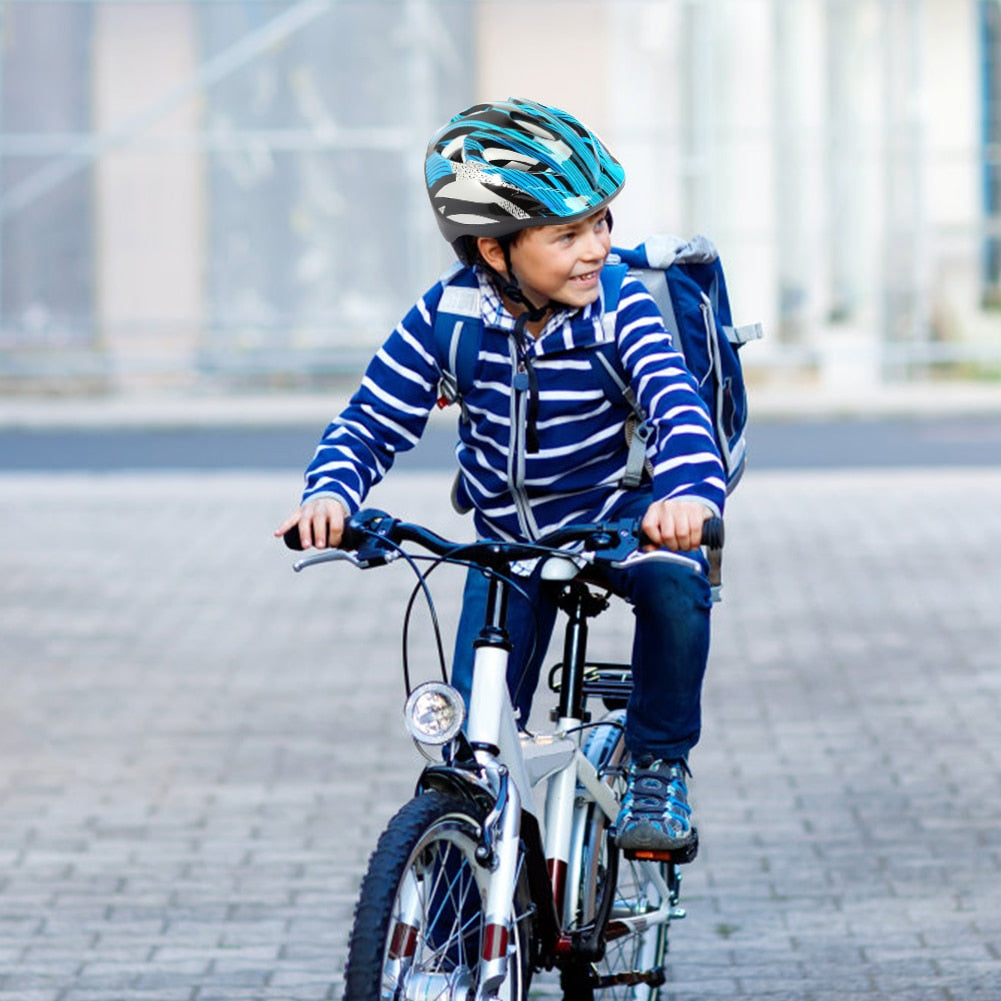 Scooter Skateboard Roller Skate Riding Safety Helmet Cycling Bicycle Riding Equipment Children Bicycle Helmet for 5-12 year Kids