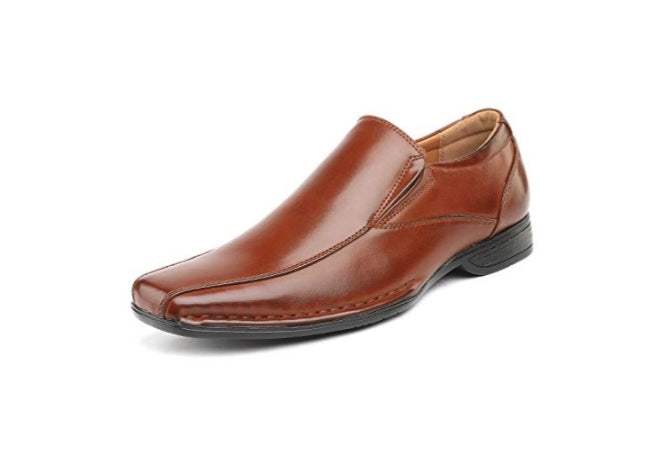Bruno Marc Men's Dress Shoes Leather Formal Slip On Loafers Oxford Shoes Brown Size 11 M US Giorgio-1