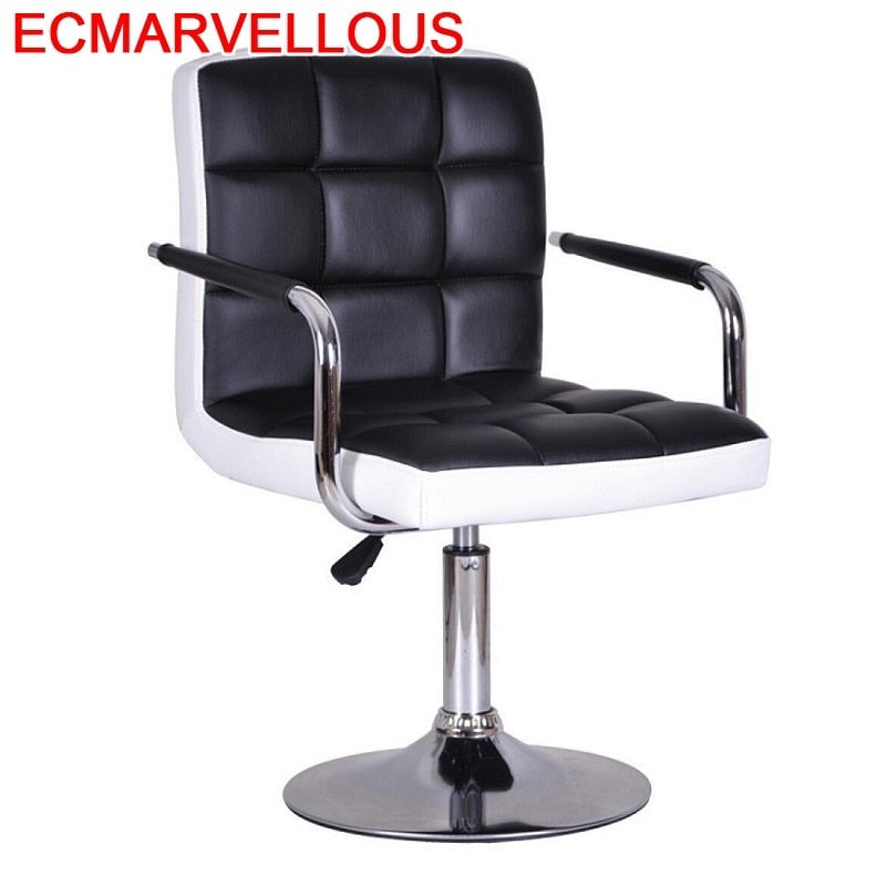 Sedia Hokery Taburete Sandalyeler Fauteuil Cadir Sgabello Table Barkrukken Leather Tabouret De Moderne Silla Cadeira Bar Chair