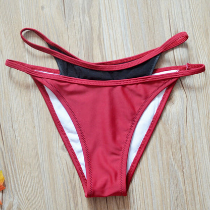 Women's Bikinis Bandage Swimsuit Bikini 2021 Sexy Push Up Swimwear Low Waist Bathing Suit Halter Bikinis Suit Swim