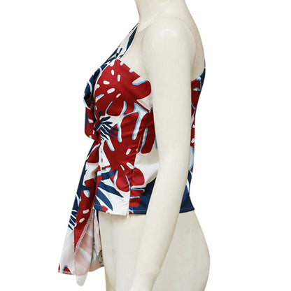 Sexy Feminine Blouse Women Printed One Shoulder Half Sleeve Tops Summer Shirt Blouse Blouses 2020 Women Blusas Mujer De Moda