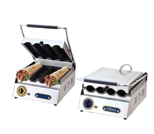Shawarma Gyro Toaster Tortilla Wrap Sandwich Buritto Press Maker Machine Heater Warmer Roll Durum Doner Kebab Grill Griddle