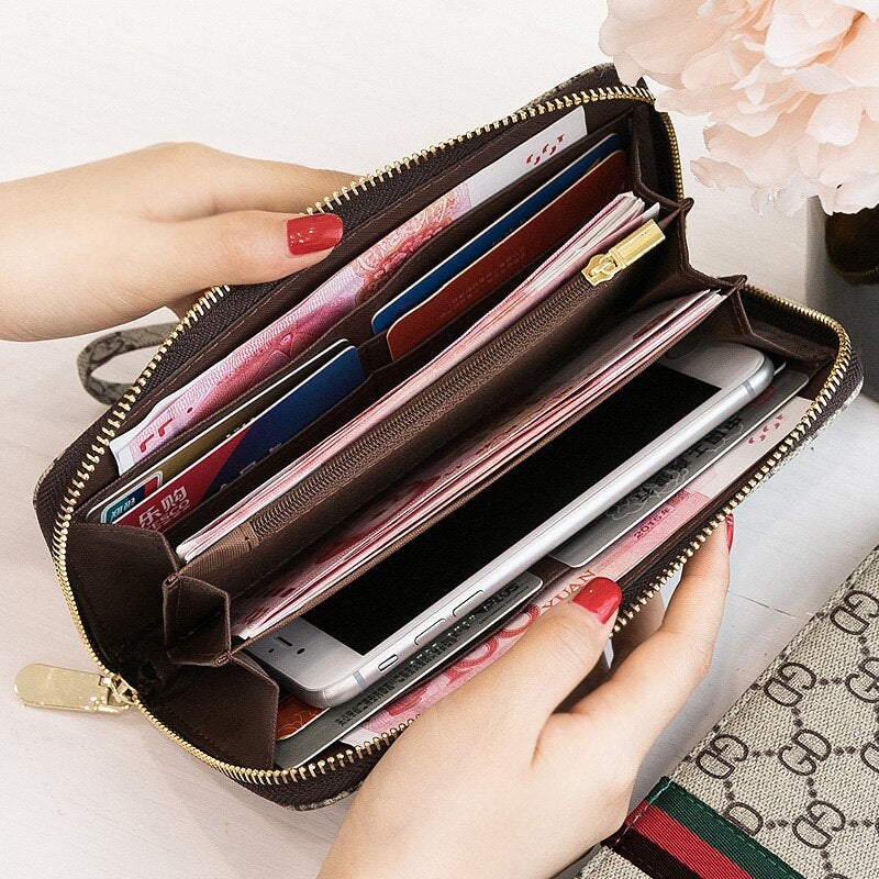 ShenYanFineLife. Ladies Wallets  Card Bag. P.U material. Portable. New Products. High Capacity. European & American Fashion.-061