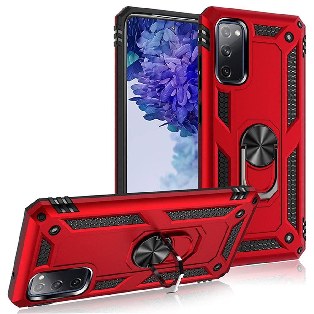 Shockproof Armor Case For Samsung Galaxy S20 FE Note 20 Ultra S10 Lite A01 M01 Core A 20 40 21 M 30 31 60 80 S A 31 51 71 81 91
