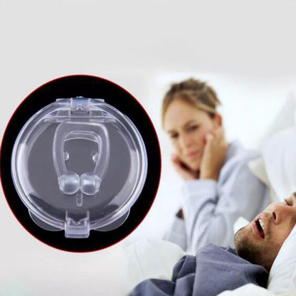 Silicone Anti snorring Clip Nose Sleeping Aids Anti Snore And Apnea Purifier For Better Breath White Magnet Stop Snoring Devices