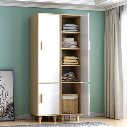 Simple Master Bedroom Closet Household Bedroom Modern and Simple Economic Closet Nordic Style Assembly Storage Cabinets