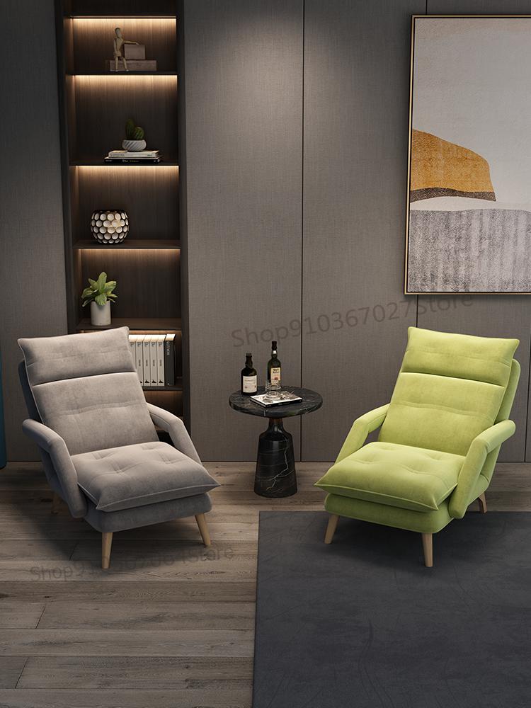 Single Folding Reclining Chair Net Red Tatami Sofa Bedroom Back Chair Balcony Sofa Chair Lazy Sofa Chair