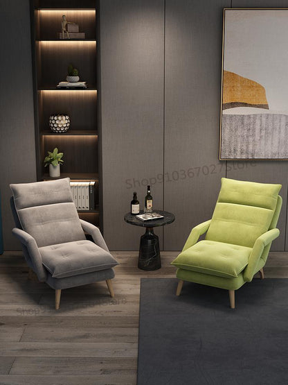 Single Folding Reclining Chair Net Red Tatami Sofa Bedroom Back Chair Balcony Sofa Chair Lazy Sofa Chair