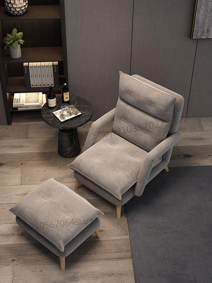 Single Folding Reclining Chair Net Red Tatami Sofa Bedroom Back Chair Balcony Sofa Chair Lazy Sofa Chair