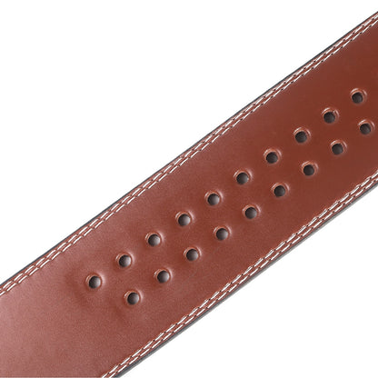 SkangDuke 10MM Buckle Leather Squats Weightlifting Belt Barbell Dumbbell Fitness Gym Weights Training Waist Support Equipment