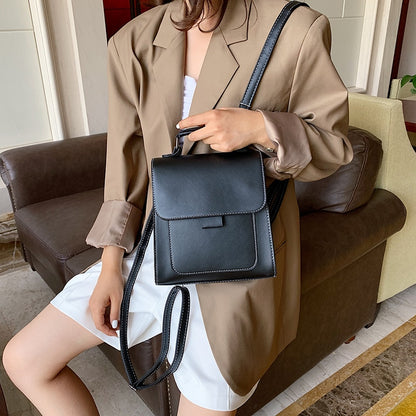 Small PU Leather Backpack Women Mini Back pack Travel Female High Quality Bookbag School Bags for Teenage Girls Mochila Feminina