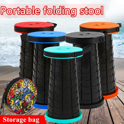 Small Stools Ottomans shower Stool Elderly Bath Chair Folding Plastic Mobile Camping Shoe Shelves Fishing Pouf Ottoman Portable