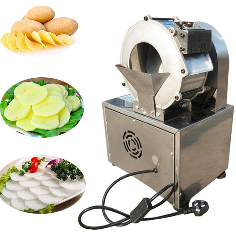 Small electric food vegetable shredding machine vegetable cutting machine cabbage pepper leek celery green onion cutting machine
