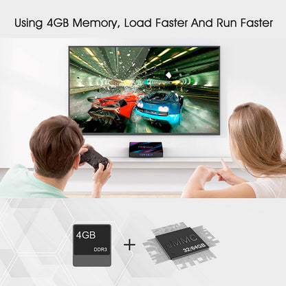 Smart TV BOX Android box 9.0 h96 Max rk3318 4K Dual Wifi BT Media player Play Store Fast Android tm TV Set Top Box h96max vs iptv