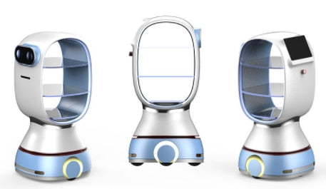 Smart Map built Restaurant waiter delivery Robot