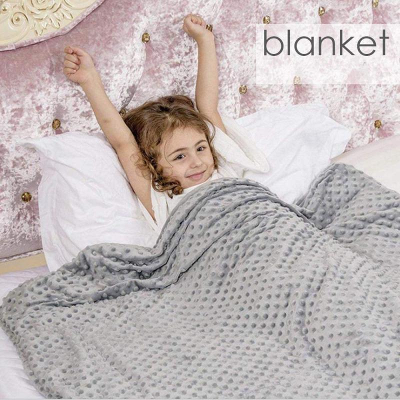 Soft Gravity Carpet Weighted Blanket Decompression Rug Quilt Sleep Aid Pressure Helper For Anxiety Insomnia Stress Adult Gifts