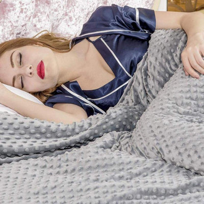 Soft Gravity Carpet Weighted Blanket Decompression Rug Quilt Sleep Aid Pressure Helper For Anxiety Insomnia Stress Adult Gifts