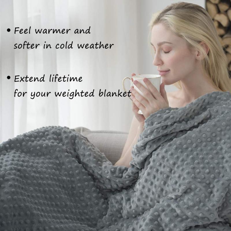 Soft Gravity Carpet Weighted Blanket Decompression Rug Quilt Sleep Aid Pressure Helper For Anxiety Insomnia Stress Adult Gifts