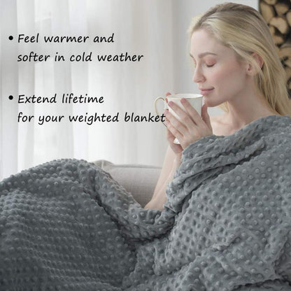 Soft Gravity Carpet Weighted Blanket Decompression Rug Quilt Sleep Aid Pressure Helper For Anxiety Insomnia Stress Adult Gifts