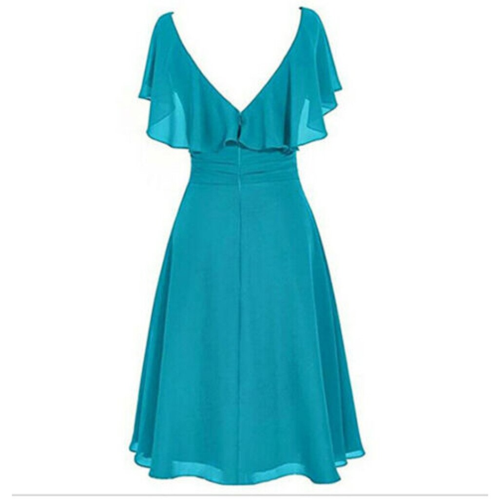 Solid High-waist Dresses Woman Party Night Dress Women Plus Size High Quality Polyester Dress Women 2019 May