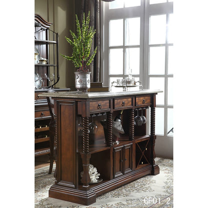 Solid wood home bar furniture bar table and bar chair GF02