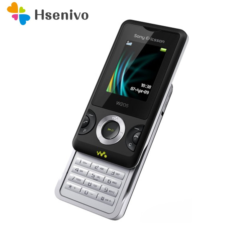Sony Ericsson W205 Refurbised-Original Unlocked Sony Ericsson W205i Phone 1.8'inch 2G  FM Unlocked Phone Free shipping