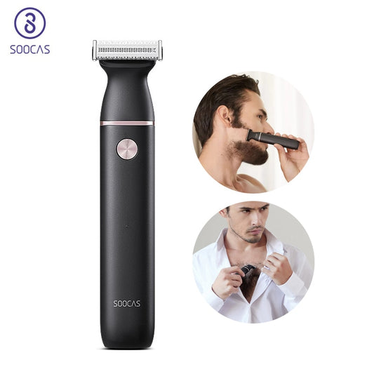 Soocas Men Electric Shaver Epilator 2 in 1Razor USB Rechargeable Beard Shaving Machine Waterproof Hair Trimmer with Comb