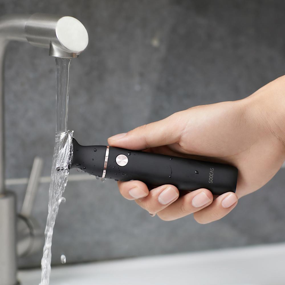 Soocas Men Electric Shaver Epilator 2 in 1Razor USB Rechargeable Beard Shaving Machine Waterproof Hair Trimmer with Comb