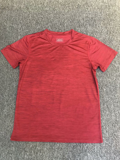 Spandex Sports Gym T Shirt Men Short Sleeve Dry Fit T-Shirt Compression stretch Top Workout Fitness Training Running Shirt S-6XL