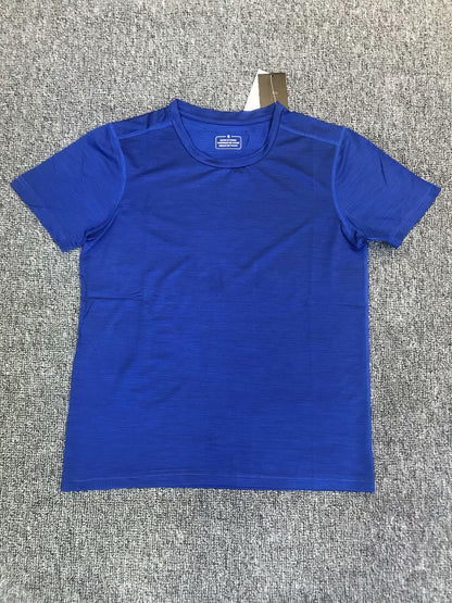 Spandex Sports Gym T Shirt Men Short Sleeve Dry Fit T-Shirt Compression stretch Top Workout Fitness Training Running Shirt S-6XL
