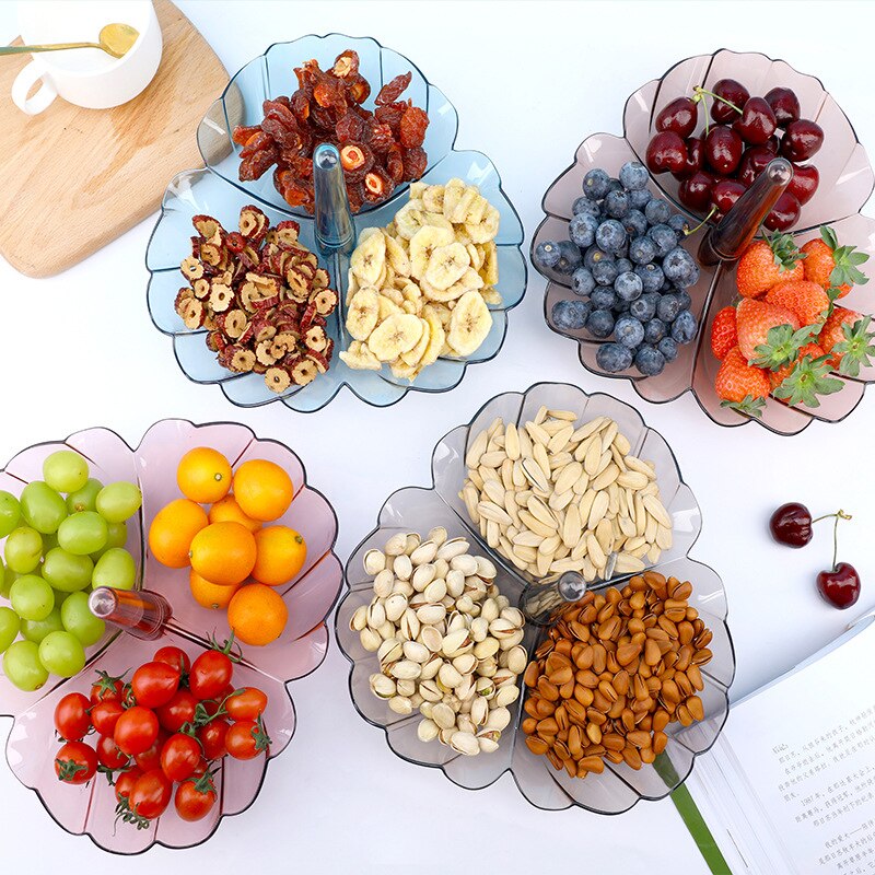 Stackable Fruit Cake Plate Stand Home Party Dessert Storage Rack Cupcake Serving Storage Holder Tray Creative Multi-layer