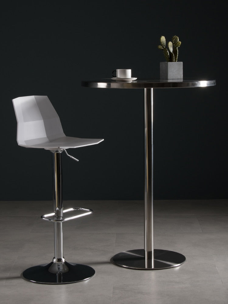 Stainless Steel Bar Table.Metal Round Outdoor Ktv Home Bar. Table Milk Tea Shop. Simple High Table