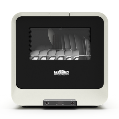 Sterilization Drying Fully Automatic Smart Desktop Disinfection Brush Dishwasher All-in-one White (washable 6 Sets) Dish Washers