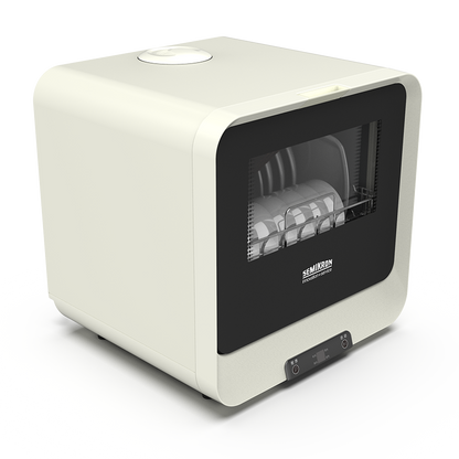 Sterilization Drying Fully Automatic Smart Desktop Disinfection Brush Dishwasher All-in-one White (washable 6 Sets) Dish Washers