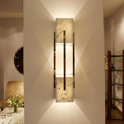 Study LED Wall Lamp Marble fixture lighting for Living room Hotel makeup led Arandela Bedside Dressing Room Long Mirror Lighting