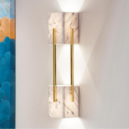 Study LED Wall Lamp Marble fixture lighting for Living room Hotel makeup led Arandela Bedside Dressing Room Long Mirror Lighting
