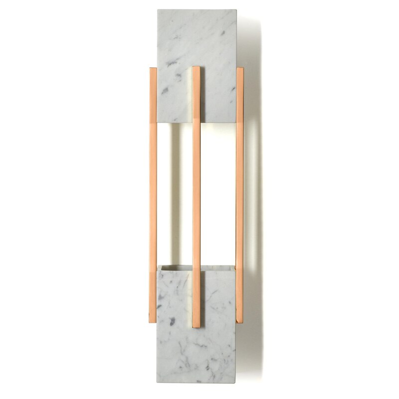 Study LED Wall Lamp Marble fixture lighting for Living room Hotel makeup led Arandela Bedside Dressing Room Long Mirror Lighting