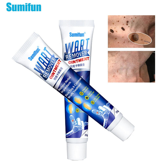 Sumifun Warts Remover Ointment Antibacterial Wart Treatment Cream Skin Tags Removing Genital Warts Herpes Medical Plaster