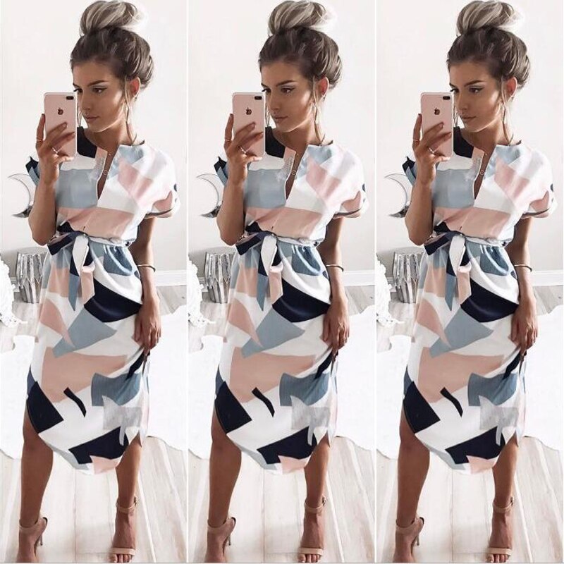 Summer Maxi Dress Women 2019 Pink Floral Print Boho Beach Dress Ladies Evening Party Long Dress Sundress Vestidos de festa 3XL