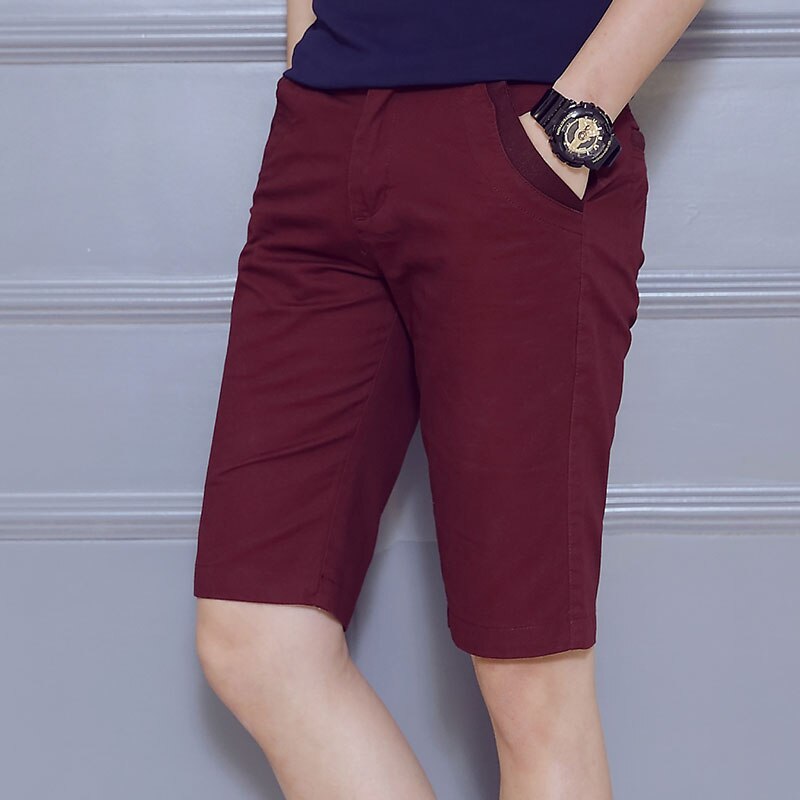 Men's Cotton Shorts Summer Casual Fashion Shorts Male Slim Fit Short Pants Plus Size 28-40 Homme
