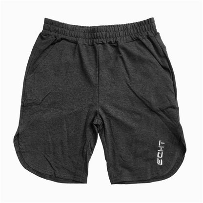 Summer Men's Slim Brand Shorts Calf Length Fitness Bodybuilding Fashion Casual Gyms Jogger Workout Beach Short pants Sportswear