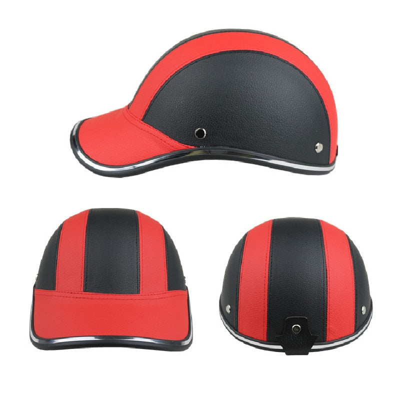 Summer electric motorcycle riding helmet bicycle men's and women's light baseball helmet helmet helmet sunshade cap