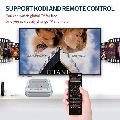 Super Console X Pro S905X HD WiFi Output Mini TV Video Game Player For PSP/PS1/N64/DC Games Dual System Built-in 50000+ Games