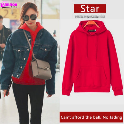 Women's Smile Hoodie Sweater Red Black White Long Sleeve Harajuku Hoodies pullovers plus size clothes spring autumn winter 2019