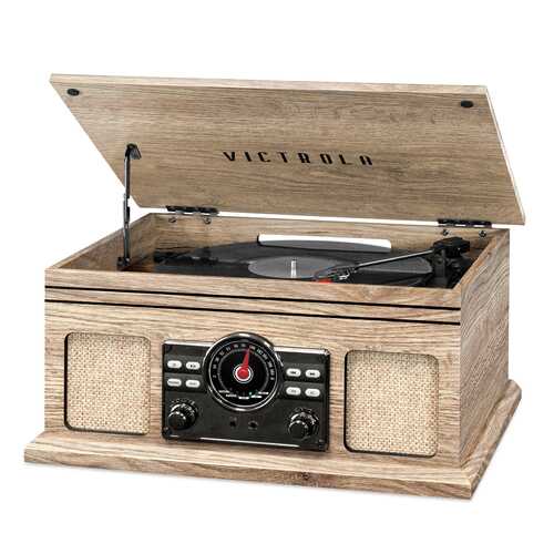 Victrola 4in1 BT Turntable FM Oatmeal