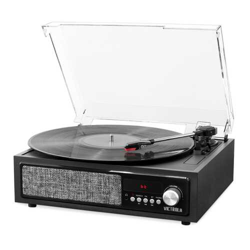 Victrola Black 3in1 Record Player BT