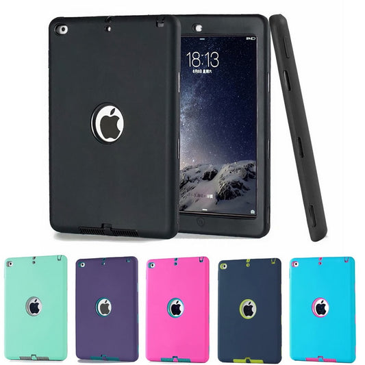 Tablet Case For iPad 5 6 Air 1 2 Tough Hard PC Silicone Rugged Anti Shock Proof Hard Armor Back Covers For ipad Pro 9.7 inch